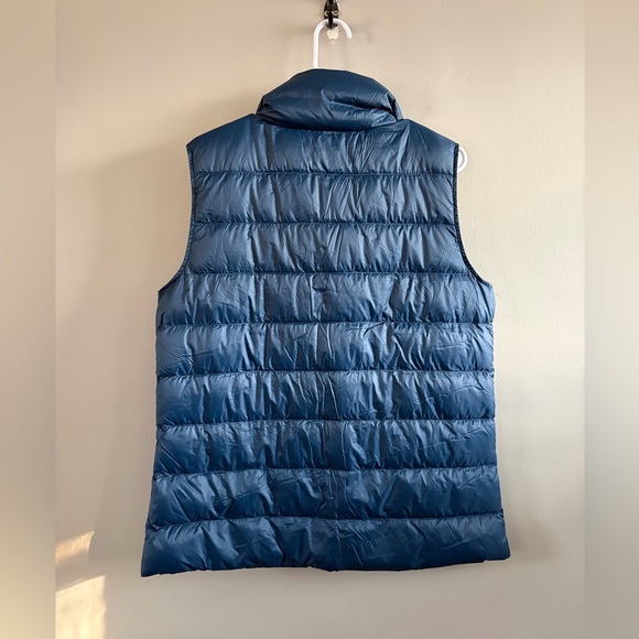 Eddie Bauer 650 Down Outerwear Puffer Vest Navy Blue Woman's Medium NWT - Picture 2 of 5